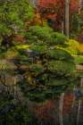 Georgia-Jasper Japanese Garden and pond in Gibbs Garden Art Print